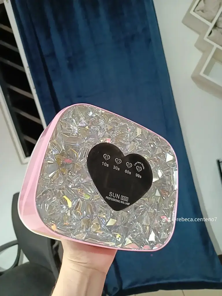 Lampara de Uñas de Cristal